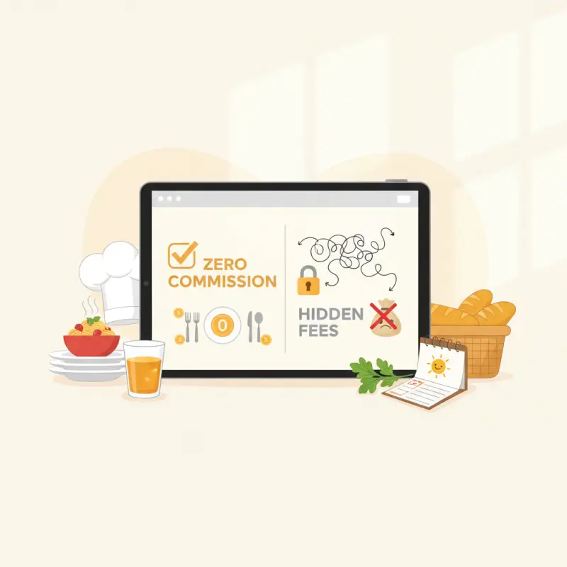 Restaurant Program Free: Why Zero Commission Beats Hidden Fees