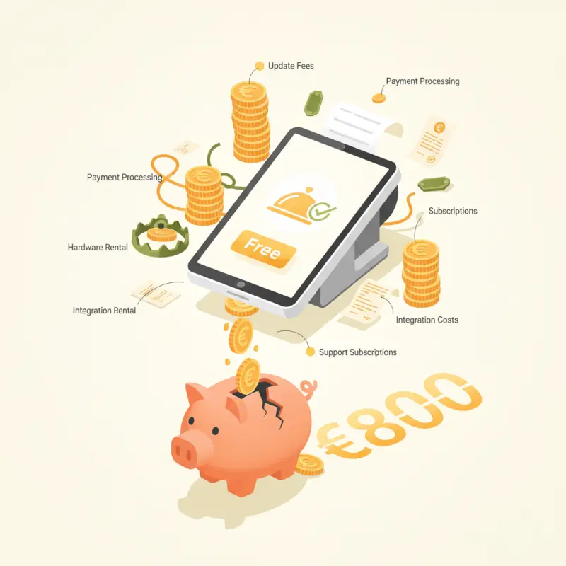 POS Software for Restaurant Free: Hidden Costs That Add Up to €800 Monthly
