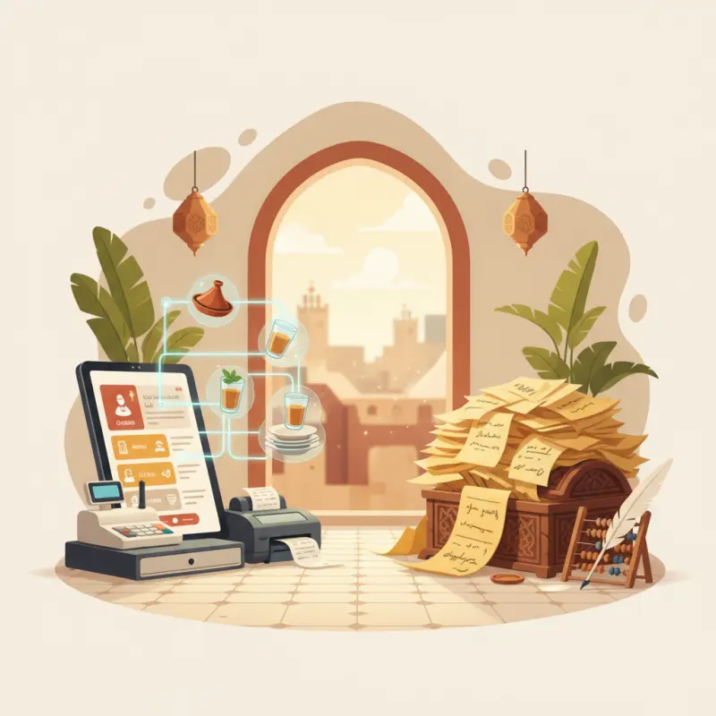 Cloud Based Restaurant Management System Costs vs Paper in Morocco