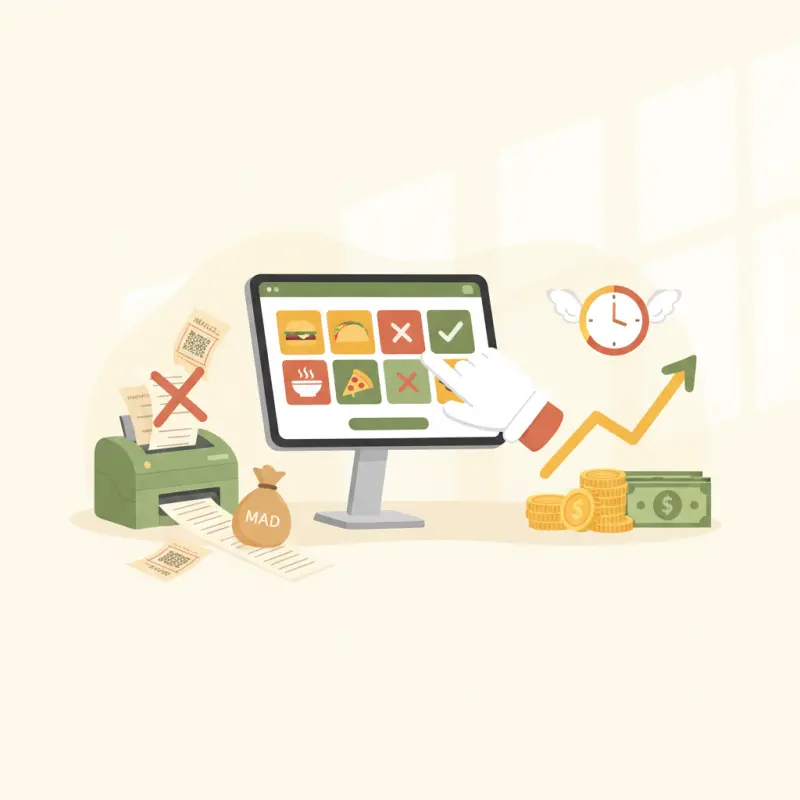Kitchen Display System Software: Stop Losing 37,000 MAD Yearly