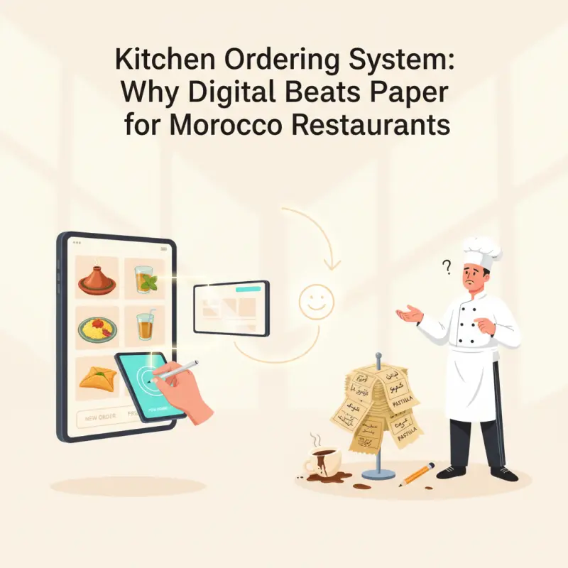 Kitchen Ordering System: Why Digital Beats Paper for Morocco Restaurants
