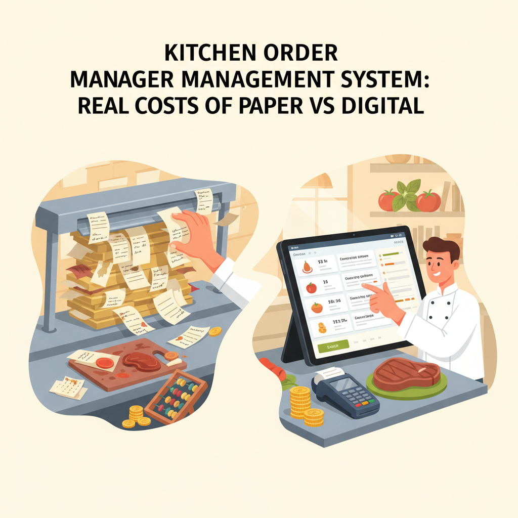 Kitchen Order Management System: Real Costs of Paper vs Digital | OCHI Blog