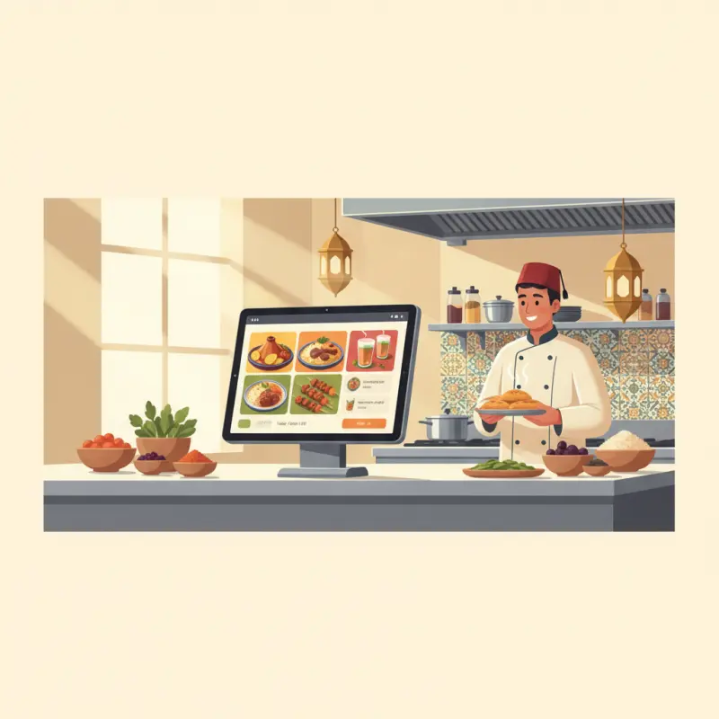 Best Kitchen Display System for Moroccan Restaurants | OCHI