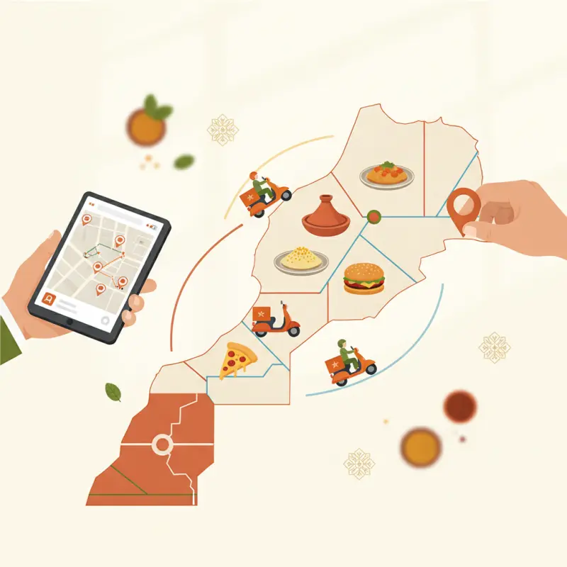 Food Ordering and Delivery Platform: Zone Setup Guide Morocco