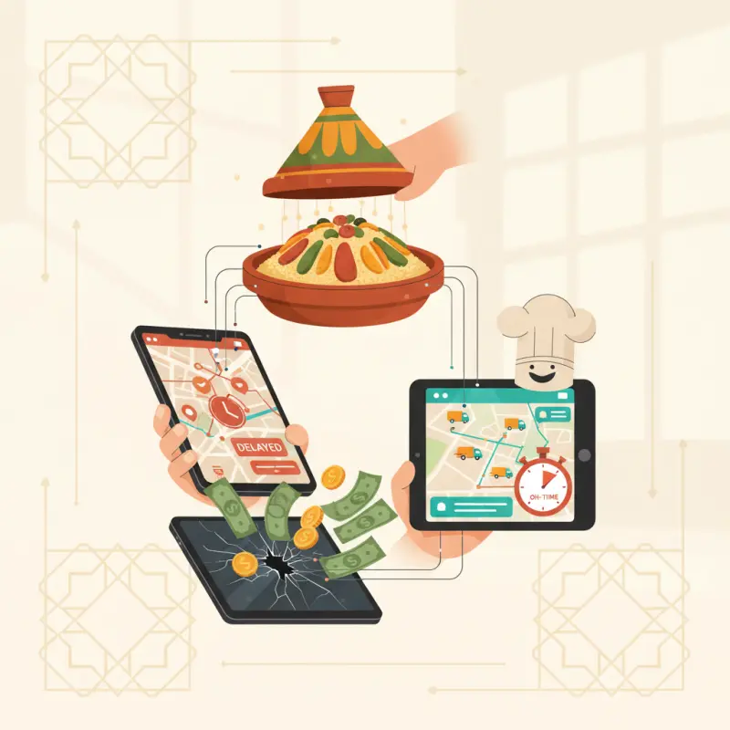 Food Delivery Tracking Software: Why Morocco Restaurants Lose Money