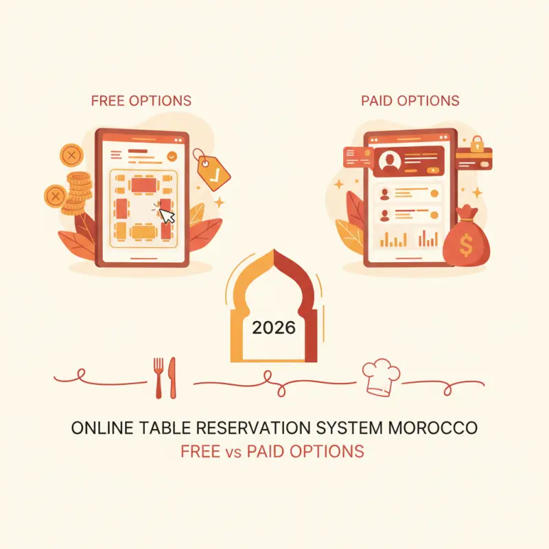 Online Table Reservation System Morocco: Free vs Paid Options 2026