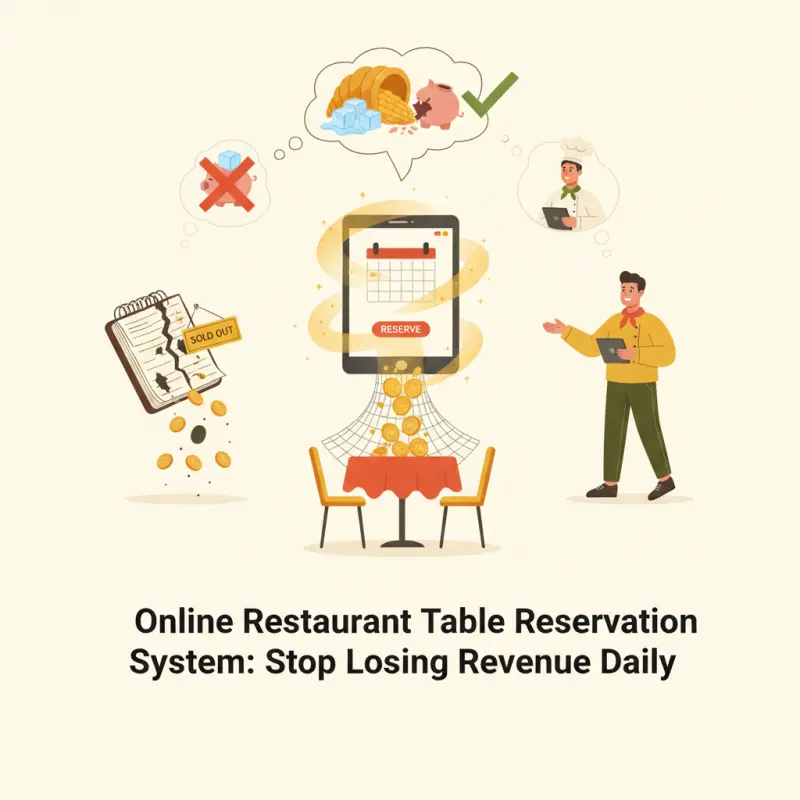Online Restaurant Table Reservation System: Stop Losing Revenue Daily