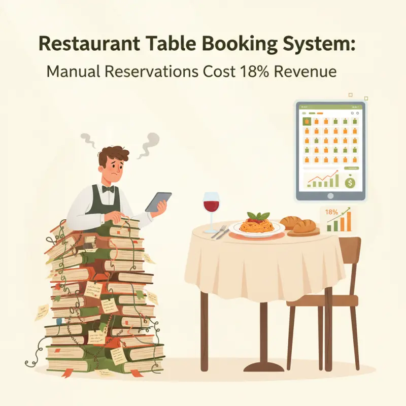 Restaurant Table Booking System: Manual Reservations Cost 18% Revenue