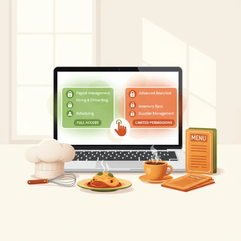 Best HR Software for Restaurants: Permission Control Over Feature Lists