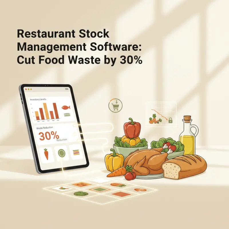 Restaurant Stock Management Software: Cut Food Waste by 30%