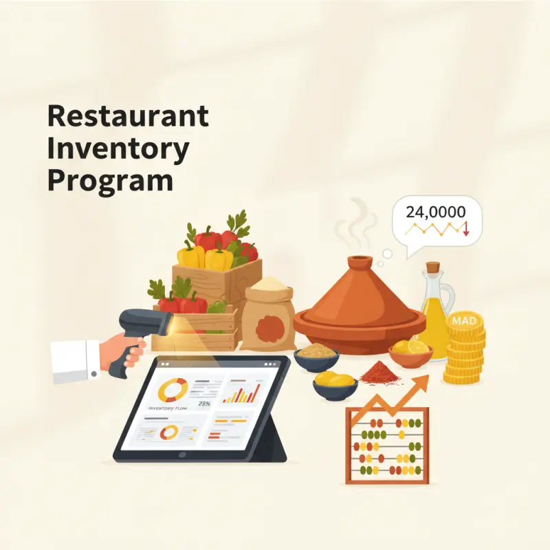Restaurant Inventory Program: Stop Losing 24,000 MAD Monthly in Morocco