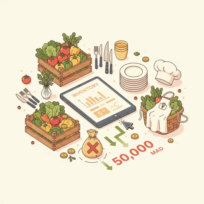 Inventory Software for Restaurants: Stop Losing 50,000 MAD Monthly