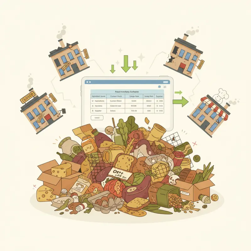 Food Inventory Tracking Software: Why 73% of Restaurants Fail