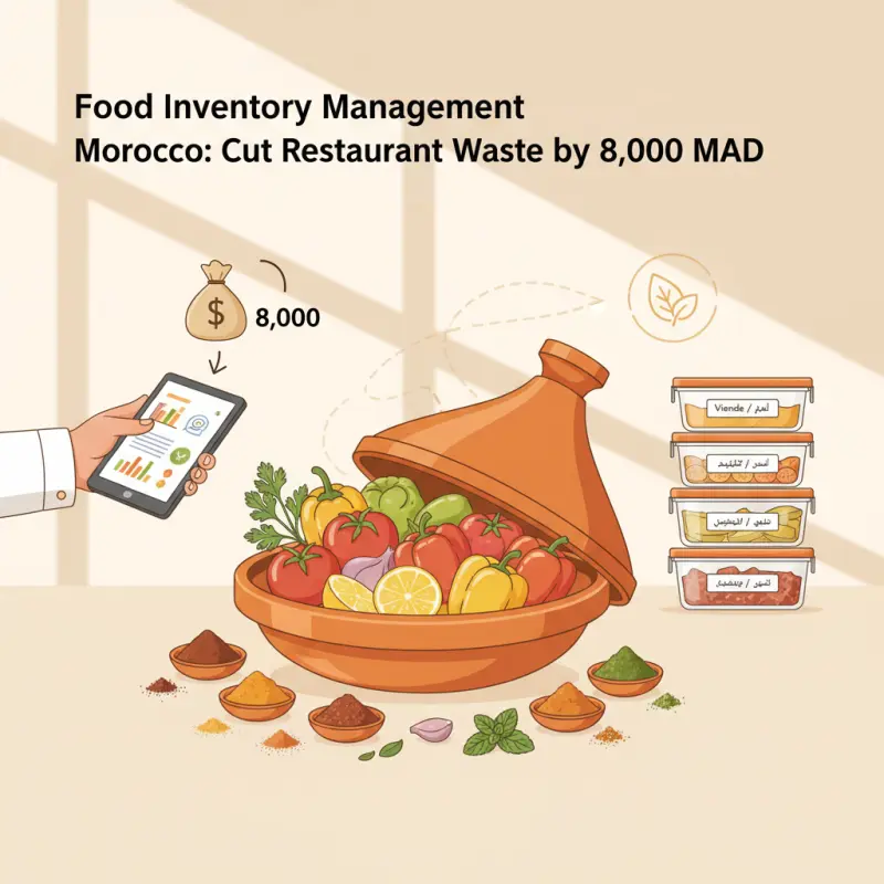 Food Inventory Management Morocco: Cut Restaurant Waste by 8,000 MAD