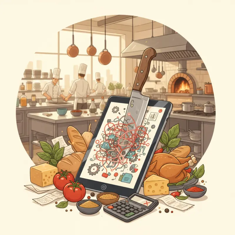 Why Food Cost Software Fails in Real Restaurant Kitchens