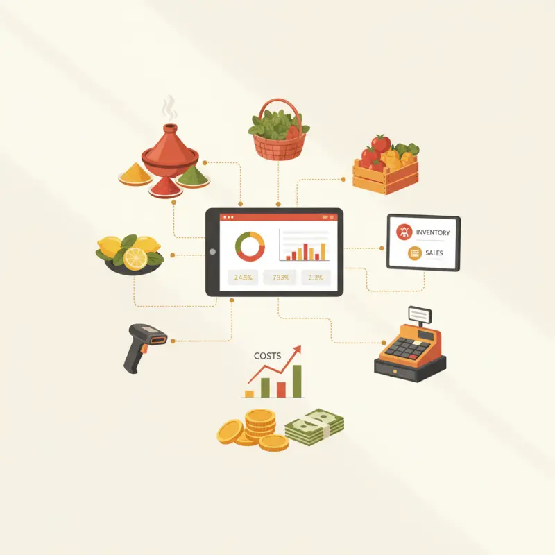 Restaurant Stock Control System Costs in Morocco: Real Numbers