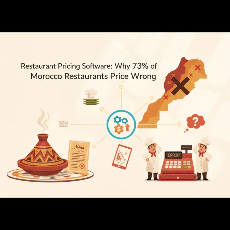 Restaurant Pricing Software: Why 73% of Morocco Restaurants Price Wrong