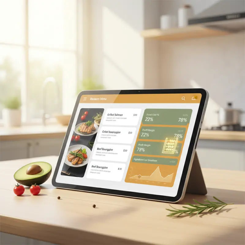 Restaurant Menu Software That Calculates Food Costs, Not Just Design