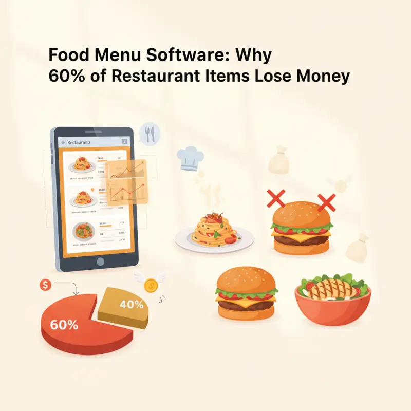 Food Menu Software: Why 60% of Restaurant Items Lose Money