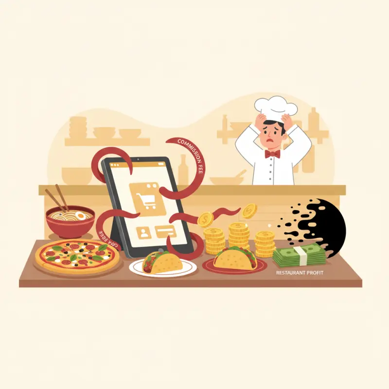 Food Ordering System Online: Why Commission Fees Kill Restaurant Profits