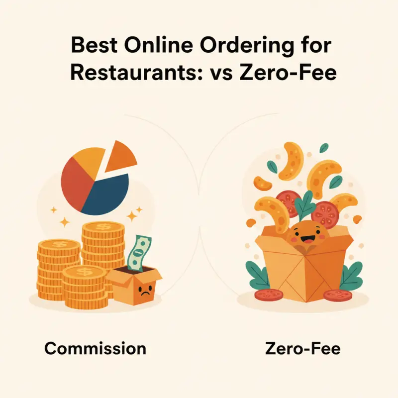 Best Online Ordering for Restaurants: Commission vs Zero-Fee Analysis