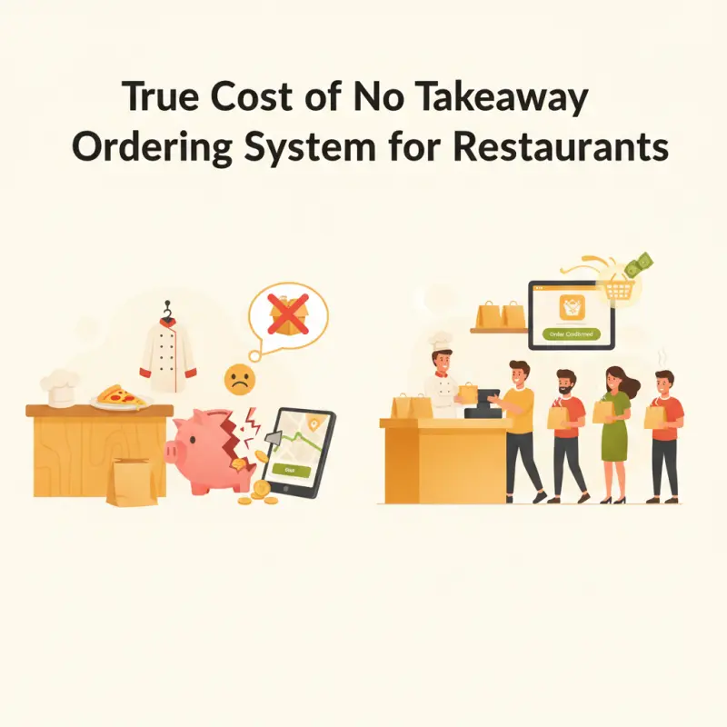 True Cost of No Takeaway Ordering System for Restaurants