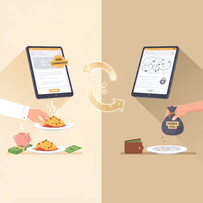 Food Ordering System for Restaurants: Zero Commission vs Hidden Fees